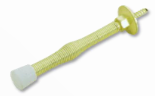 3" Spring Door Stop - Brass