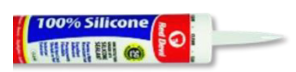 Red Devil Silicone Caulk Clear