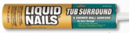 Liquid Nails Tub Surround