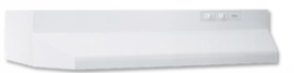 Broan 30" Range Hood Rectangle - White