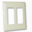 Double Plate - Snap On - Ivory