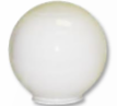 6" White Ball Shade Acrylic   3201-50650