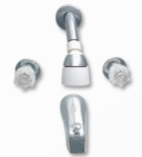 8" Two Valve Tub & Shower