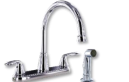 8" Kitchen W/ Spray Chrome Hybrid
