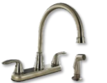 8" Kitchen W/ Spray Nickel