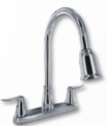 8"Kitchen Hi Arc Pull Down Chrome