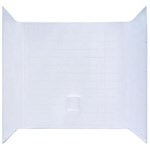 32x32 ABS 1 Piece Surround- White