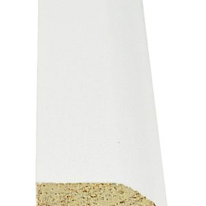 3/8"X1.25"X7' Door Stop Molding- White