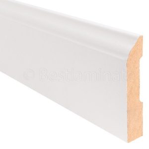 3/8 X 3" X 10'  Base Board -White
